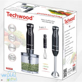 WIKKI STORE Techwood Mixeur Plongeant 3 En 1